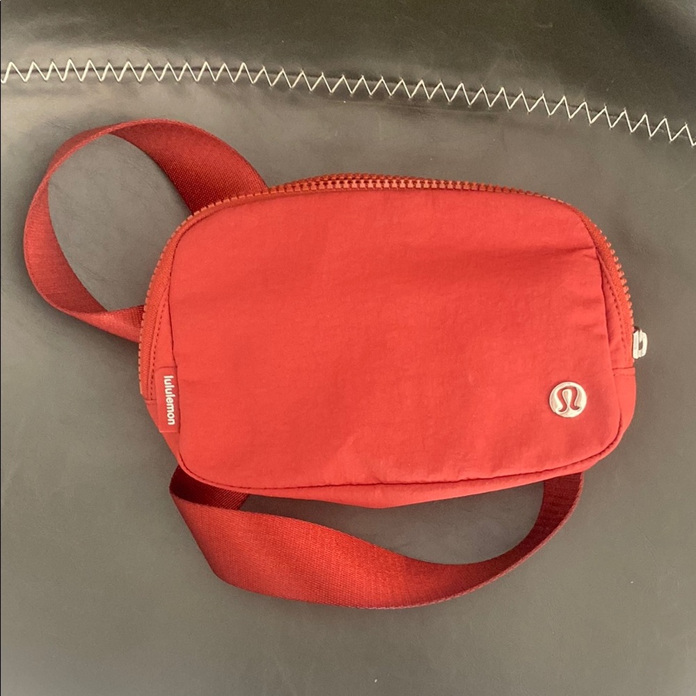 Lululemon Athletica Rusty Cherry Red Crossbody Bag